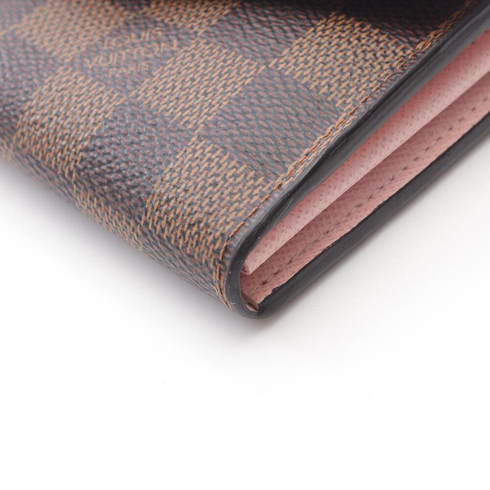 Louis Vuitton Sarah Portefeuille Wallet Ebene Brown Rose Pink Ballerine - Picture 10 of 10